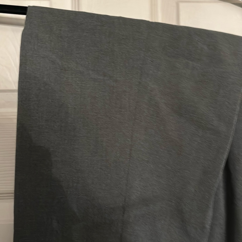 Michael Kors solid gray athletic slim fit dress slacks